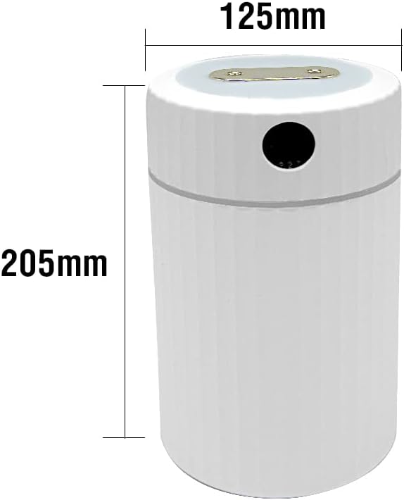 BUPEI Air Humidifier Home Mute Bedroom Large-Capacity Bedside Small Office Desktop Aromatherapy Essential Oil New Purifier USB (Color : White)