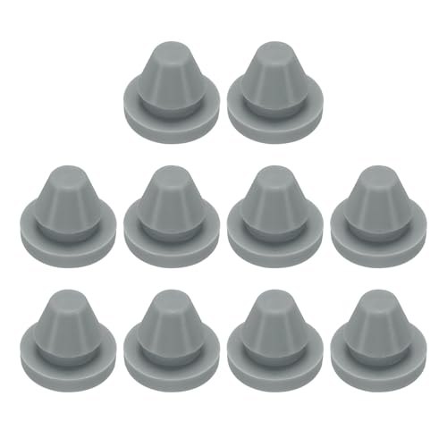 Image of uxcell 10pcs Hole Plugs 3 /8 Inch (8.8mm) Grey Silicone Waterproof Dustproof