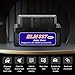 OBD2 Scanner Bluetooth Car Code Reader Diagnostic Tool Wireless OBD Car Code Reader Check Engine for Cars and Trucks for iOS and Android Black
