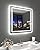 36x36 Inch LED Bathroom Mirror with Lights, Square Lighted Vanity Mirror for Bathroom Wall Mounted with Ample Illumination of 1 Backlit + 2 Front Lits, Defogging, Stepless Dimmable, Tempered Glass