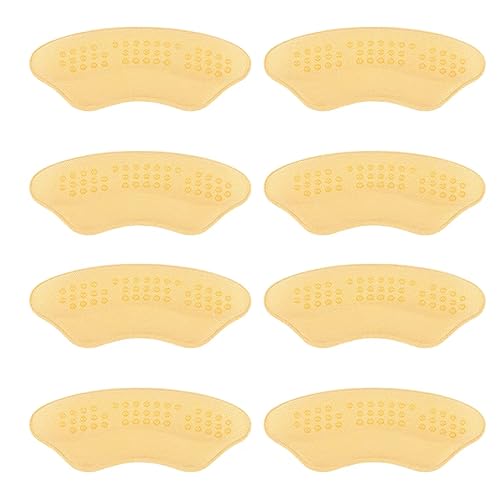 Image of Foam Heel Pads for Shoe that are Too Big Inserts Heel Grips, Back of Heel Cushions Protectors Liner Heel Slip Pads,Blisters,Shoe Filler for Loose Shoe (AntiSlipBeige)