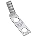 Panduit LCD250-12H-X Code Conductor Lug, Two Hole, Standard Barrel With Window, 45 Degree Angle, 250kcmil Copper Conductor Size, Yellow Color Code, 1/2" Stud Hole Size, 1.75" Stud Hole Spacing, 1-5/16" Wire Strip Length, 0.14" Tongue Thickness, 1.17" Tongue Width, 1.25" Neck Length, 4.27" Overall Length