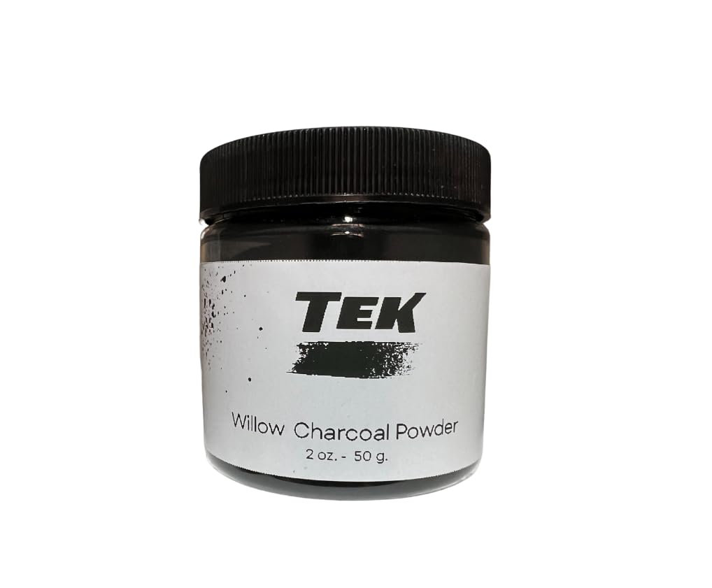 Wake Up to Naturally Brighter Teeth: TEK Premium Willow Charcoal Powder for a Fresher, Whiter Smile