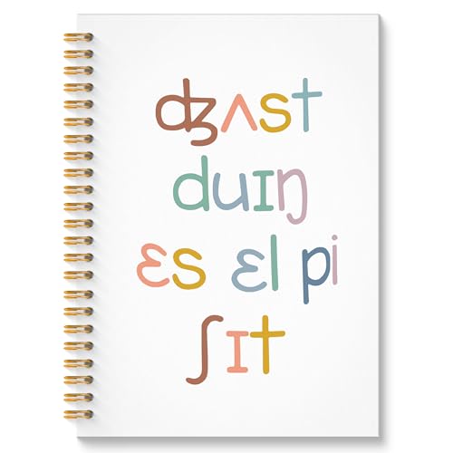 Carnet à spirales SLP pour orthophoniste pour organiser vos notes 14x21