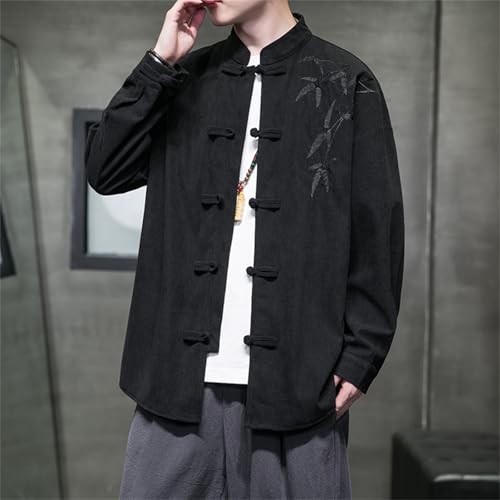 Ropa tradicional para hombre cómoda estilo oriental kung fu 5