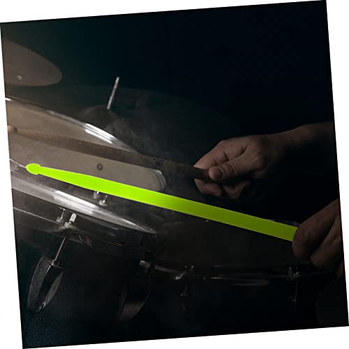 Baquetas de batería nylon 5A fluorescentes verde par miniatura 6