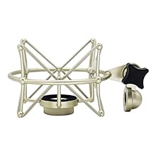 【Compatibility】This microphone shock mount Compatible for mic models:Neumann(TLM 102,TLM 103,TLM 107,TLM 49 Set,M147 Tube)and Sennhenser(MK-4,MK-8). 【Stability】Mic shock mount can reduce the vibration of the microphone stand during the recording proc...