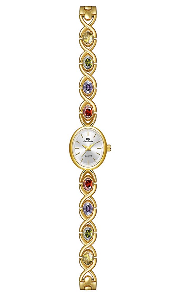 XCZAP Modische Damenuhr, exquisit, kompakt, Quarzuhr, elegant, luxuriös, silberfarben, Designer-Legierung, wasserdichtes Armband