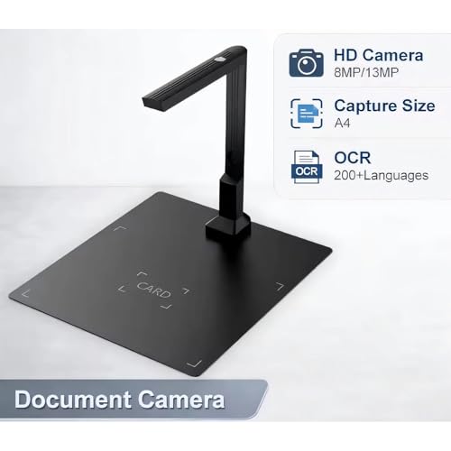 Escáner de documentos rápido de 16 MP para digitalizar hojas al instante 3
