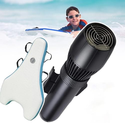 2-in-1 Bodyboard & Underwater Scooter - 500W Brushless Motor, 10km/h Speed, 130min Runtime, Portable Watercraft for Family Vacations & Ocean Exploration, Fun & Adventure