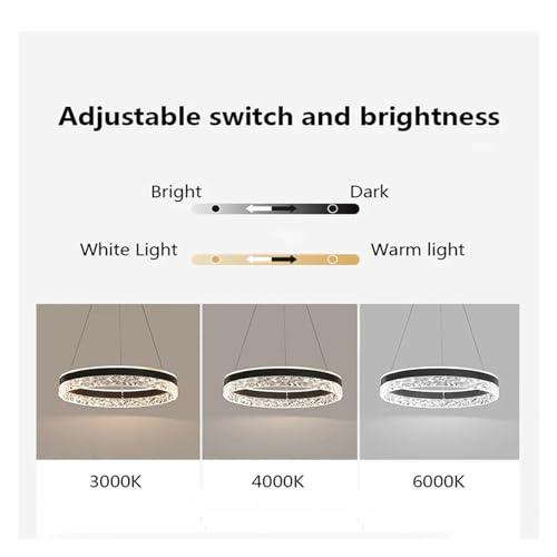 PendantLight lustre moderne or pour éclairage salon chic - 4