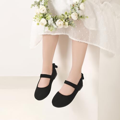 Image of PANDANINJIA Toddler Dress Shoes Flower Girls Ballet Flats