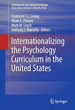 Internationalizing the Psychology Curriculum in the United States 2012th Edition book cover