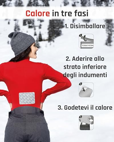 Cerotti Riscaldanti Schiena, Collo E Spalle – Benefico Effetto Termico Profondo Per 12 Ore, Scalda Schiena – Scalda Corpo Autoadesivi E Si Attivano All’Aria – 10 Pezzi - 3