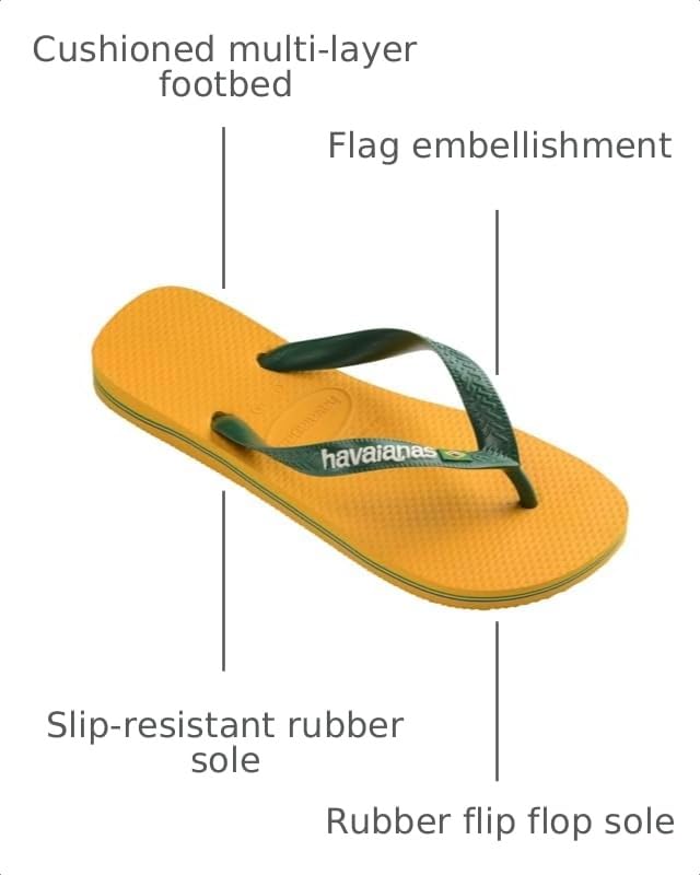 Image of Havaianas unisex Brazil Logo Sandals