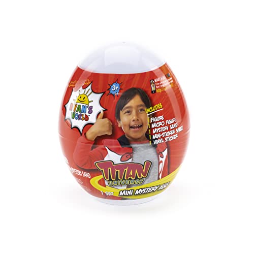 RYAN'S WORLD- Titan Universe Mini Mystery Egg Juguetes Sorpresa coleccionables | para niños a Partir de 3 años, Color Mixto (Vivid Toy Group 925930.006) Cover