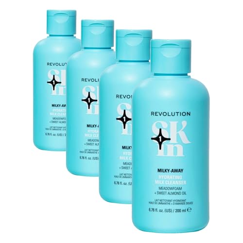 Milky-Away Hydrating Cleansing Milk de Revolution SKin démaquille et hydrate en douceur