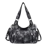 Angelkiss Bolsos grandes con asas para mujer, X-Large
