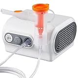 Desktop Nebulizer Machine, Portable Compressor with Exquisite Design, Pro Compact Cool Mist System for Kids Adults Home Use Travel Friendly for Breatthing Problems