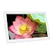24-inch High-Definition Advertising Machine USB Automatic Loop Video Digital Photo Frame 1920 * 1080P Advertising Machine with Remote Control Wall Mount (Color : White, Size : 24in)