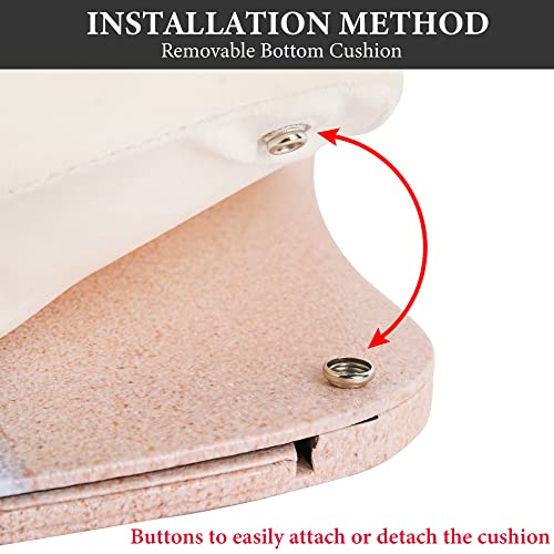 QIELIZI-Portable-Lap-Desk-with-Detachable-PillowRetractable-LeftRight-Mouse-Pad-TrayLaptop-Tablet-Notebook-Computer-Stand-Table-for-WorkOfficeHomeBedSofa-etc1-Sandbeach