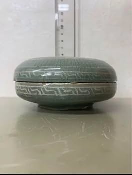 李朝•高麗　鹤紋香合 骨董　古美術　唐物　コレクション　アンティーク　江戸 青磁 Amazon.co.jp: 李朝•高麗 鹤紋香合 骨董 古美術 唐物