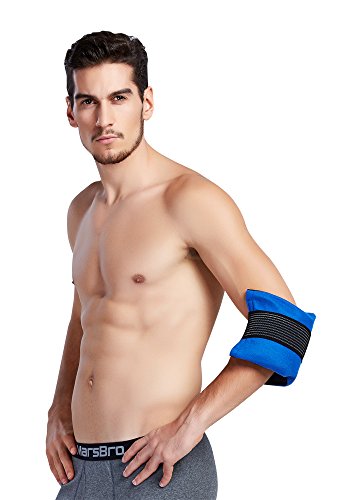 image for Koo-Care 2 Flexible Gel Ice Pack and 1 Wrap with Elastic Strap for Hot