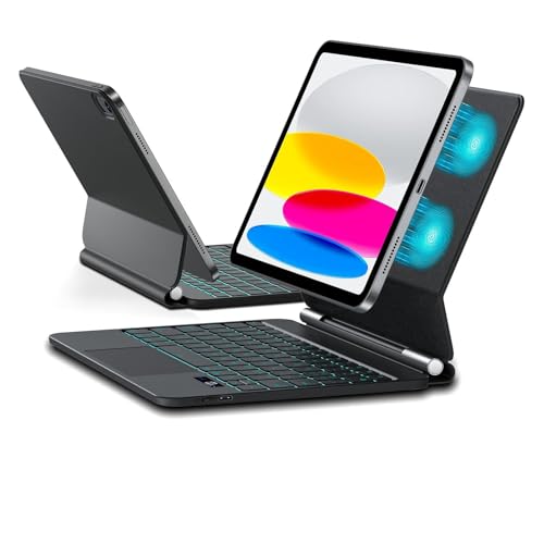 JUQITECH Capa Magic Keyboard para iPad 11ª geração (A16, 2025) e