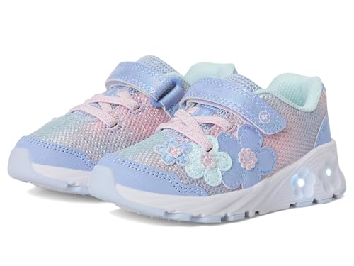 Stride Rite Kids Sr Lighted Glimmer 2.0 (Toddler) Sneaker, Blue, 7 US Unisex