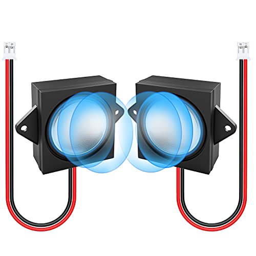 2 pcs Haut-Parleur 3 Watt 8 Ohm pour Arduino Unique Cavité Mini Haut-Parleur Gamme Complète Portable Mobile Portable Machine Haut-Parleur avec 11mm Ligne Longueur JST-PH2.0mm-2 broches Terminal Cover