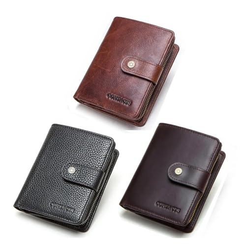 Cartera corta con seguridad RFID que soluciona la pérdida de monedas 6