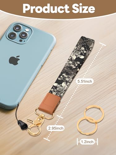 Image of Wristlet Keychain for Women and Men, Key Chain Holder, Wrist Lanyard for Keys