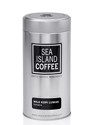 Sea Island Coffee - Wild Kopi Luwak (Civet Cat), Northern Sumatra (Whole Bean, 125g Tin)