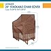 Duck Covers Ultimate Waterproof 28 Inch Stackable Patio Chair Cover, Outdoor Chair Covers