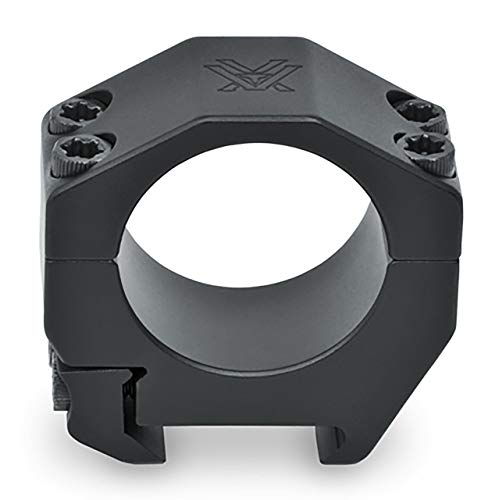 Vortex Optics Precision Matched Rings 1-Inch - Height 0.76 inches - Weaver Mount,black