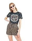 Baseball Shirts for Women Softball Game Day T-Shirt Dirt and Diamonds Baseball Shirt Funny Baseball Graphic Tee
