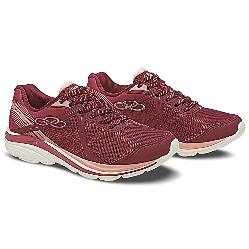 Tênis Glam, Olympikus, Feminino, Bordô, 38