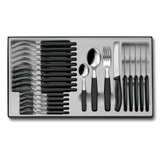 Victorinox Swiss Classic 24 delar. Bestickset, kniv, gaffel, matsked, kaffesked, diskmaskinssäkra