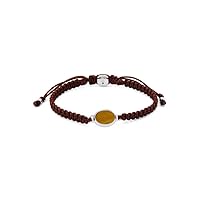 Fossil Bracciale da uomo in acciaio inox color argento JF04853040