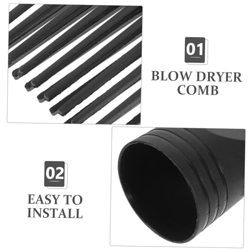Healeved 2stücke Föhn Aufsatz Kamm Haartrockner Föhn Kammaufsatz Universal Kammaufsatz Kompatibel Mit Meisten Föhn-modellen Luftdüse Für Gleichmäßige Wärmeverteilung
