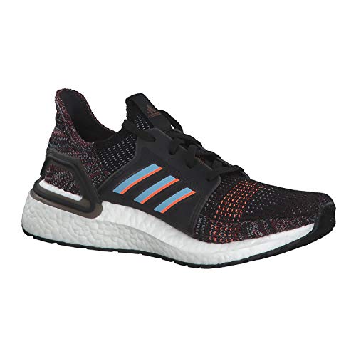 adidas Ultraboost 19 M, Zapatillas para Correr Hombre, Núcleo Negro/Azul Brillante/Núcleo Negro, 40 2/3 EU