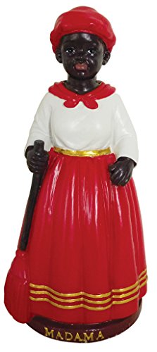 Estatua religiosa Santa de 5.5 pulgadas roja