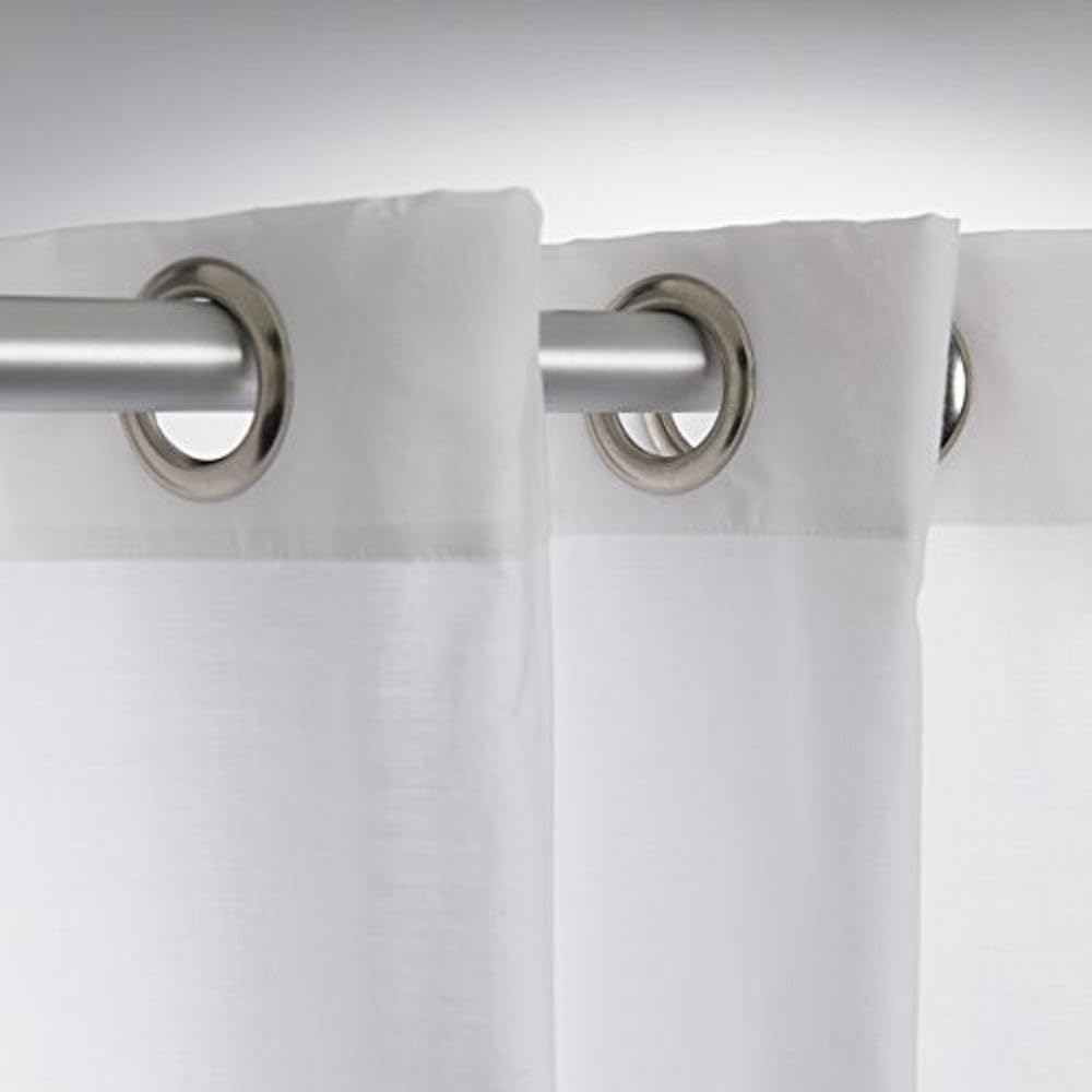 Sealskin Coloris, Rideau de douche, Polyester, Coton, Blanc
