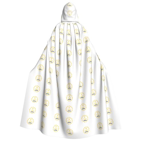 Cape de cosplay Rhode Island à capuche idéale pour vos soirées Halloween et fêtes médiévales