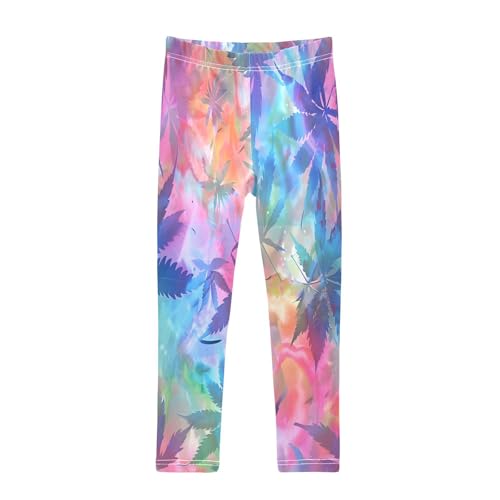 Bolaz Toddler Girls Leggings Printed Yoga Pants Leggings Tye Dye for Kids