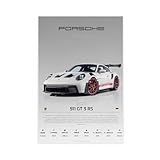 Raumdekoration: Hängen Sie dieses 911 Supercar-Wandbild in Ihrem Wohnzimmer, Arbeitszimmer oder Büro auf. Das einzigartige Design und die exquisite Handwerkskunst machen die gesamte Umgebung eleganter und spiegeln das Streben nach Automobilkultur und luxuriösem Lebensstil wider