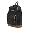 JanSport Right Pack Backpack - Durable Daypack with Padded 15 Laptop Sleeve, Spacious Main Compartment & Integrated Water Bottle Pocket - Black