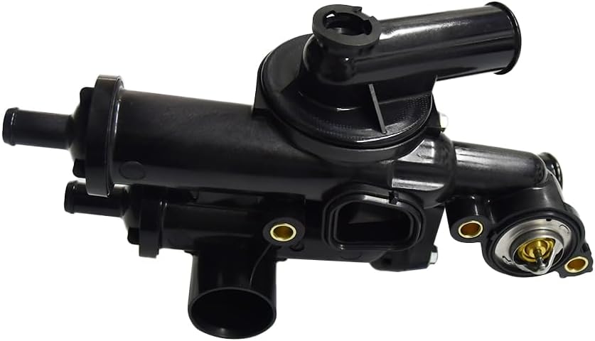 REVO 68003582AB Engine Coolant Thermostat Housing Assembly Replacement for Dodge Journey Caliber Avenger Chrysler Sebring 200 Jeep Patriot Compass 1.8L/2.0L/2.4L 2007-2020