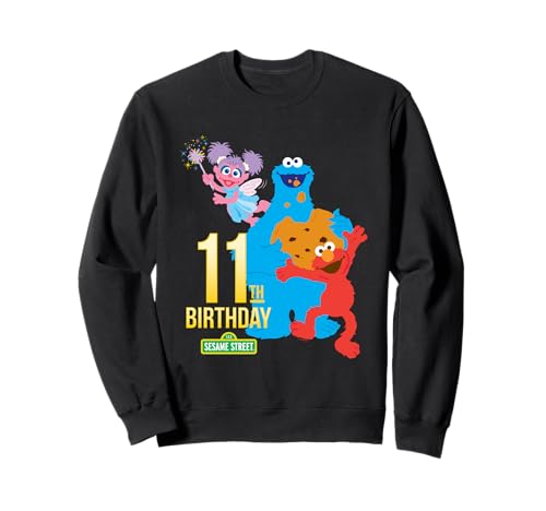Sweatshirt Sesame Street 11th Birthday pour enfant de 11 ans en coton doux