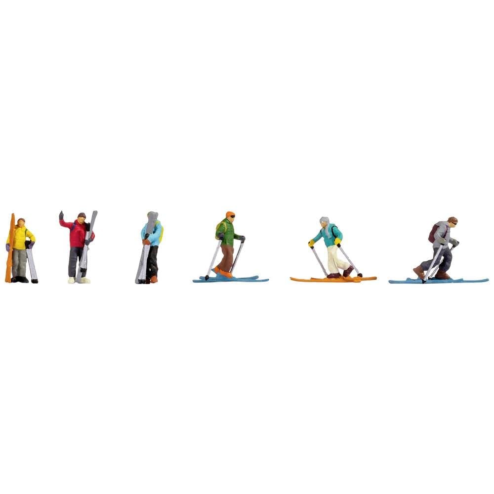 Noch Ski Touring 15823, Various, Medium and Small, Manual, 0.04 kg, 15823, Painted, Durable and Robust, Adult, Sport, Plastic